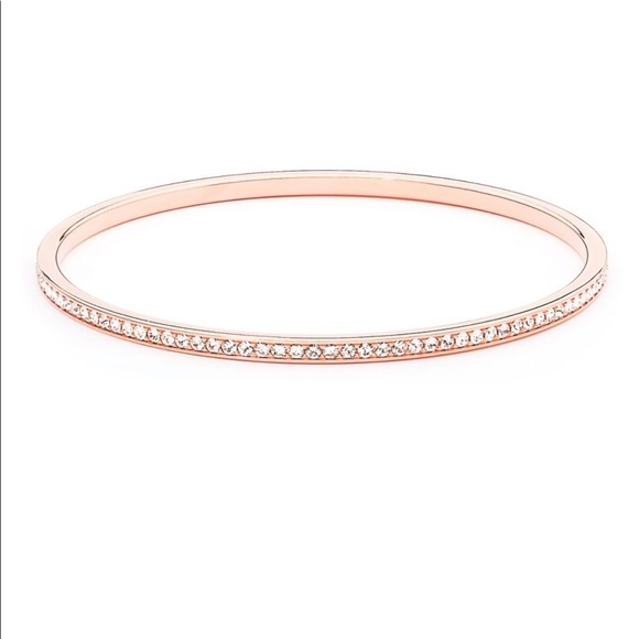 Rose Gold Metro Eternity Bangle with Crystals - Picture 1 of 5
